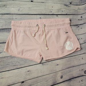 NanaMacs Comfy Woven Beach Shorts Light Pink Size XL